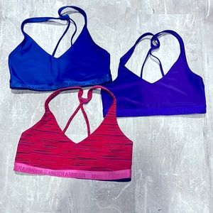 Lot of 3 Seamless UnderArmour Sports Bras